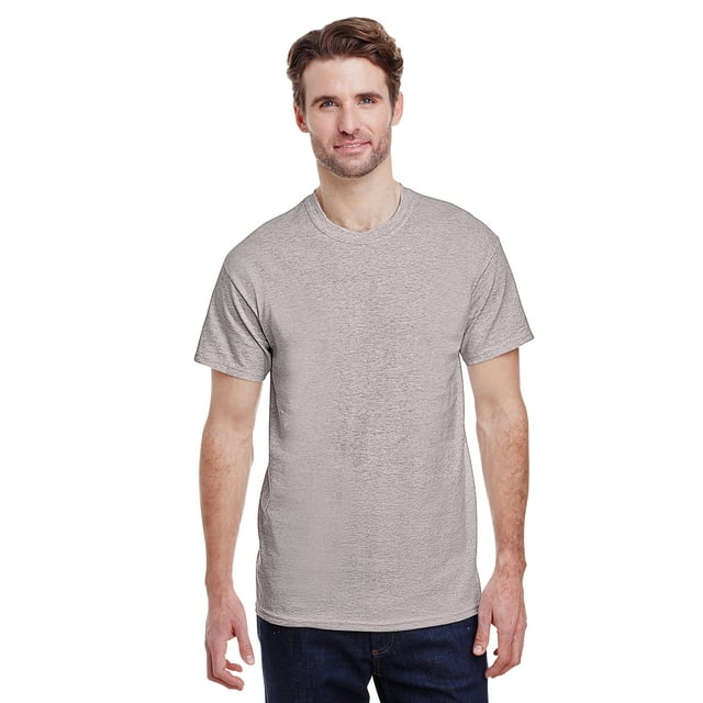 Gildan Heavy Cotton Adult Tee, G500 ,Ash Grey, 2X