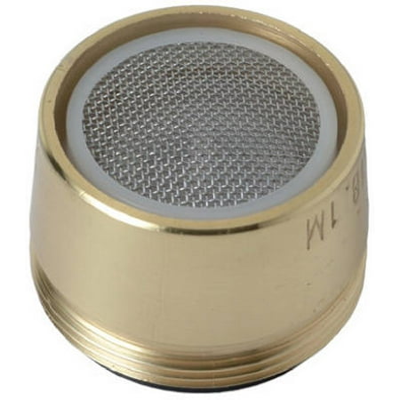 Brass Dual Aerator - Faucet Aerator, Dual Thread, Polished Brass, Brass Craft, SF0053X