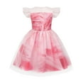 thumbnail image 4 of KAWELL Good Witch Glinda Costume Pink Princess Dresses Halloween Costumes Witch Dress with Star Crown Wand Gloves, 4 of 6