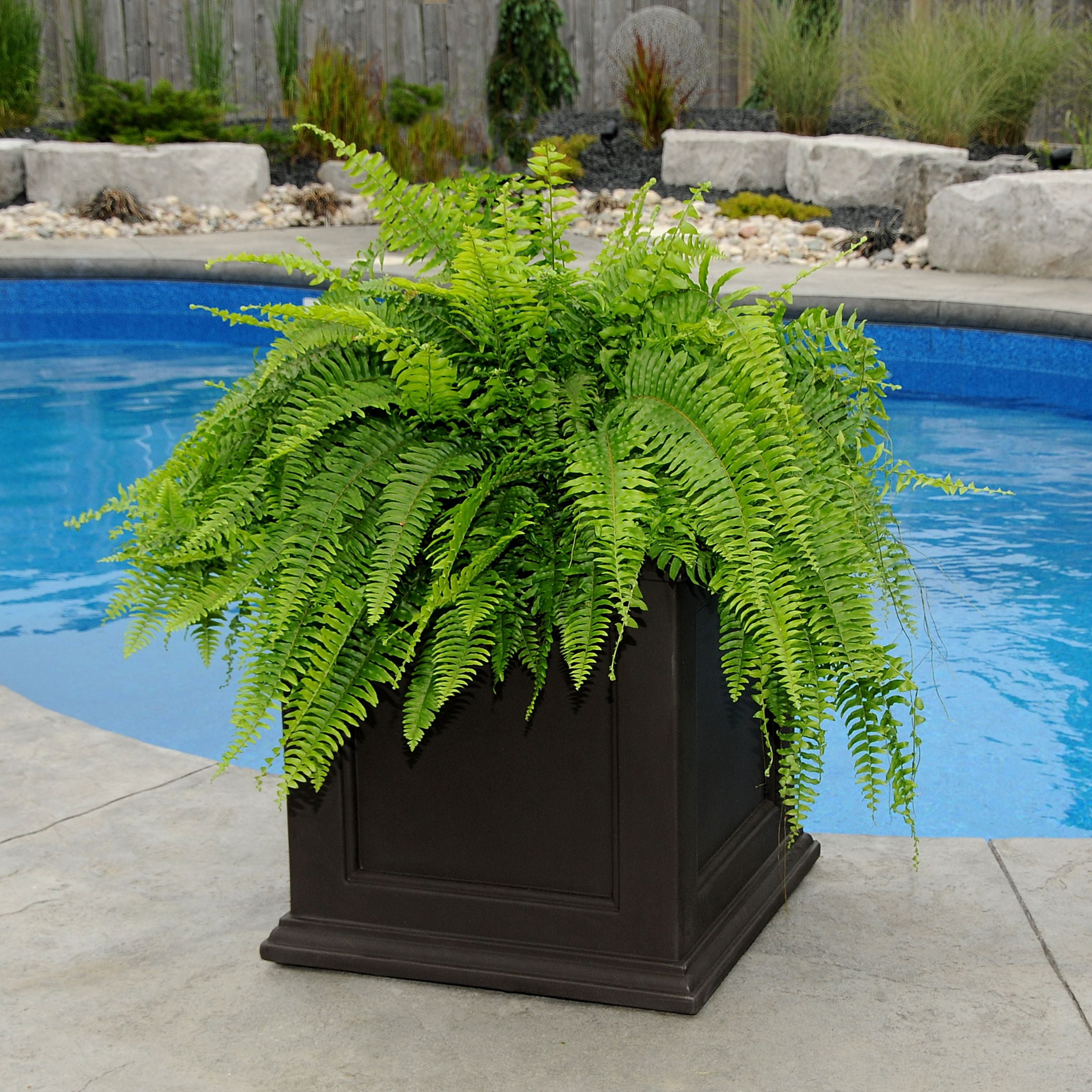 Fairfield Patio Planter 20x20 Espresso by Mayne Inc.