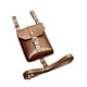 thumbnail image 5 of Bolsa de cinturón medieval, accesorio de disfraz, bolso Steampunk portátil de cuero de PU Marrón, 5 of 9