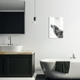 thumbnail image 3 of Stupell Industries Wolf in Bathroom Splash Animals & Insects Painting Unframed Art Print Wall Art, 13 x 19, 3 of 7