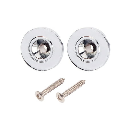 

Gong 2pcs Guitar Steel Roller String Trees String Retainer String Guide with Screws for Electric Guitar Parts Replacement (Silver)