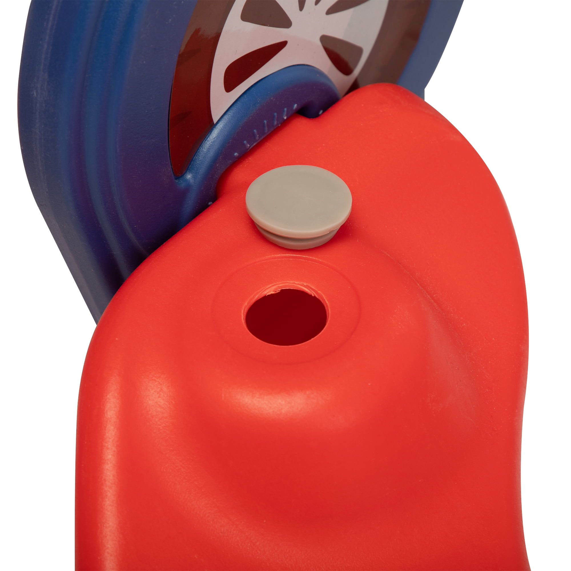 Kepooman 3 in 1 Toddler Slide, Swing Set with Basketball Hoop for Boy and Girl, Red Blue Kepooman 3 in 1 Toddler Slide, Swing Set with Basketball Hoop for Boy and Girl, Red Blue