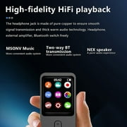 Bluetooth Mp3 Player with Speaker,64GB Portable HiFi Sound Student Player Walkmans Player Digital Music Mp3 Mp4 Player with FM Recorder E-Book,Video