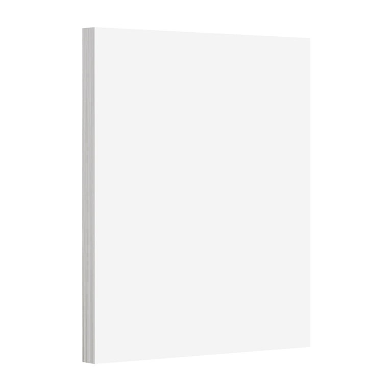 Cardstock Sampler, White - 24 in x 28 in (10 ct)