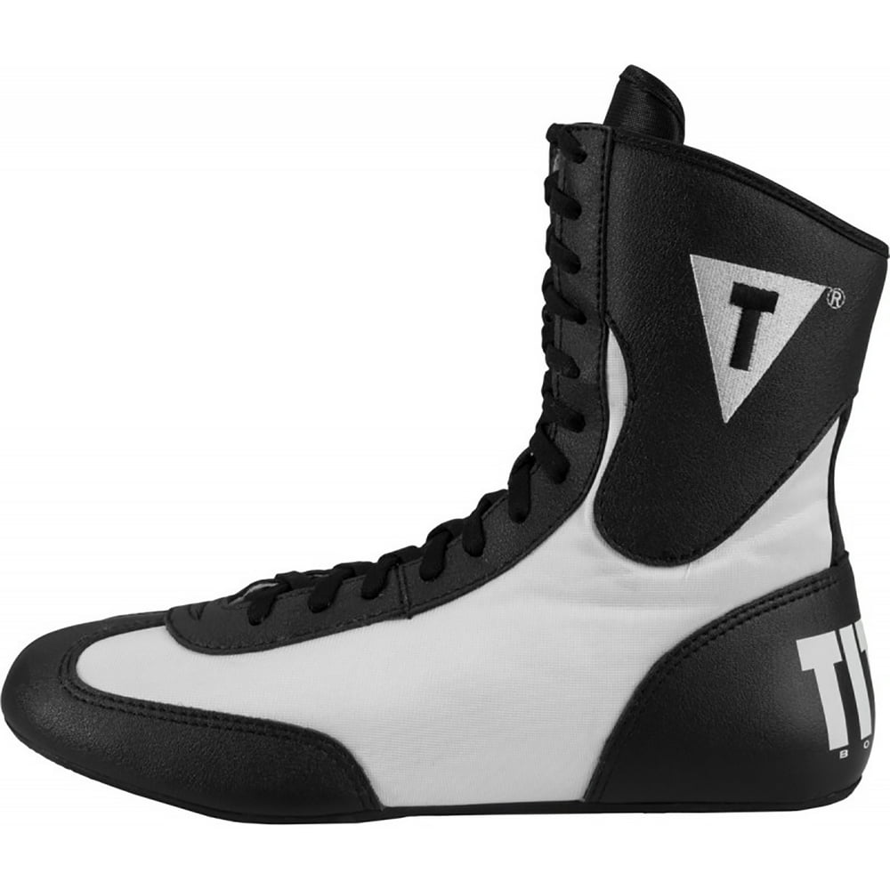 Title Boxing SpeedFlex Encore MidLength Boxing Shoes Black/White