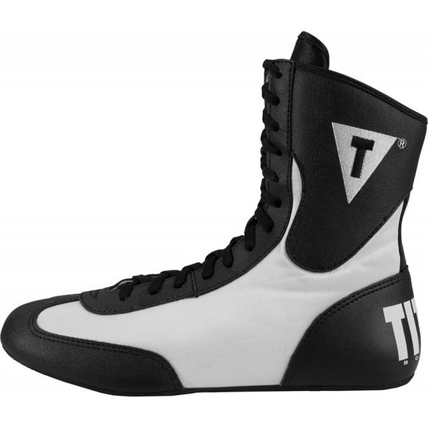 Title Boxing SpeedFlex Encore MidLength Boxing Shoes Black/White