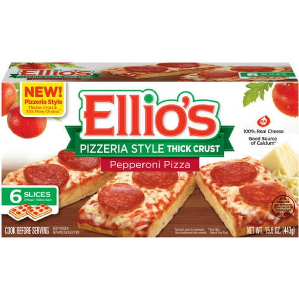 Ellio's Pepperoni Pizzeria Style Pizza 6 Slice