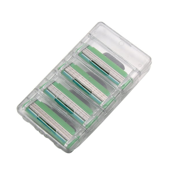 Útiles Kuymtek 4 X Men Shaver Razor Blade 3 Layer Mach 3 BG Verde