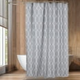 thumbnail image 4 of Shower Curtain Waterproof 70x70” Inches Bathroom Shower Drape Liner Print Polyester Fabric Bathroom Curtain w/ 12 Hooks for Bathtub Shower Stall, 4 of 5