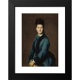 thumbnail image 2 of Jean-Jacques Henner 11x14 Black Modern Framed Museum Art Print Titled - Portrait of Madame Jeantaud (1875), 2 of 5