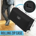 thumbnail image 3 of SerenelifeHome Ez-Bed Inflatable Air Mattress with Frame-Luxury Self-Inflating Blow Travel, Blue/ White, 3 of 7
