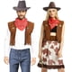 thumbnail image 1 of Disfraz de Halloween COS, disfraz de baile, disfraz de temática vaquera, traje con chaleco vaquero y vaqueros occidentales, 1 of 3