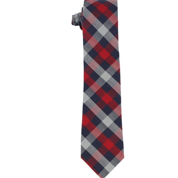bar III Mens Merrit Self-tied Necktie, Red, One Size