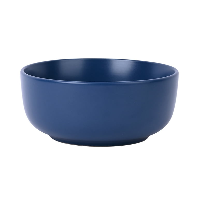 Mainstays Alessandra 12-Piece Stoneware Dinnerware Set Blue