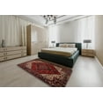 thumbnail image 4 of Ahgly Company Indoor Square Traditional Brown Persian Area Rugs, 6' Square, 4 of 6