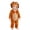 Khaki, variant on Animal Hooded Romper Toddler Baby Halloween Outfit Long Sleeve Hooded Jumpsuit Infant Boys Girls Cute Autumn Winter Clothes