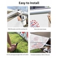 thumbnail image 7 of 4th of July RV Awning Sun Shade Screen 9'X7' American Flag Fireworks Mesh Sunscreen Patriotic Stars Poppy Awning Shade Screen with Zipper UV Blocker Completed Kits for RV Motorhome Camper, 7 of 7