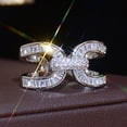 thumbnail image 5 of APIPEE Classic Party Wedding Gift for Wife For Her Lightweight Dazzling AAA Zircon CZ Ring Thoughtful Surprise Gift Box Included, 5 of 7