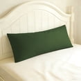 thumbnail image 5 of Ultra Soft Body Pillowcase, Olive Green, 20x54 Inch, Brushed Microfiber with Envelope Closure, 1 Pack, 5 of 7
