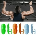 thumbnail image 2 of Hyasfey 1 Pair/1 Set Anti-Slip Silicone Workout Grips Men Women Hand Palm Protection Weight Lifting Dumbbell Deadlift Pull-Up Grippers Gym Training Exercise Fingerless Gloves, 2 of 7