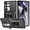 Black, variant on TYJKeJi Case with Stander Kickstand Drop Resistant Shockproof Case For Samsung Galaxy S25 Ultra