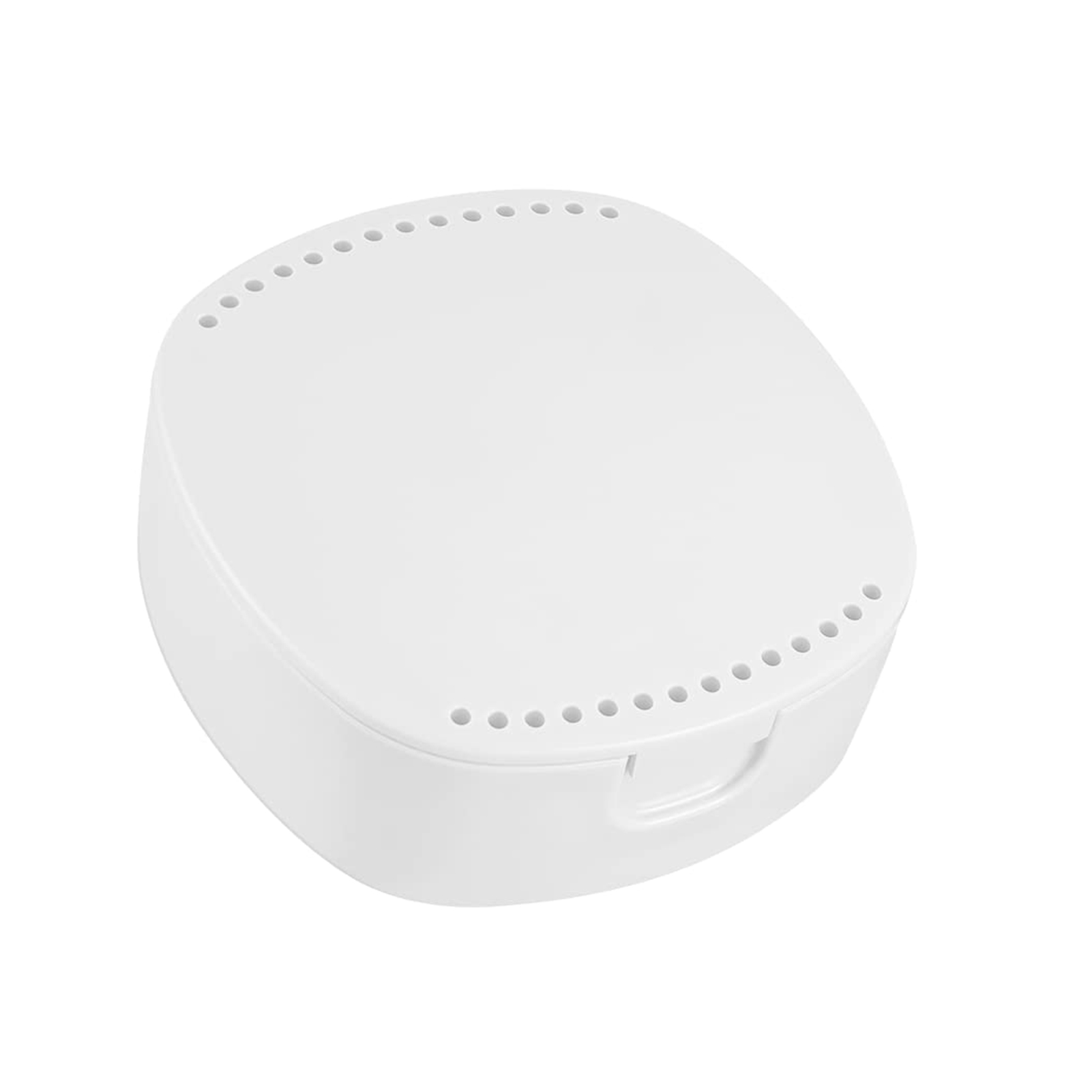 KUNyu Orthodontic Retainer Box Good Sealing Breathable with Mirror Retainer Case Dental