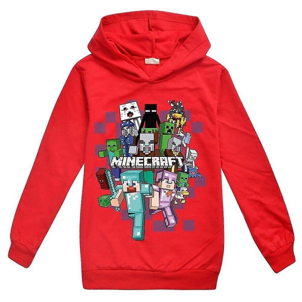 Minecraft Kid Sudadera con capucha Sudadera con capucha Tops Regalos 5-12 años