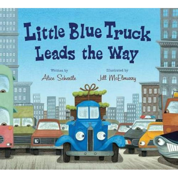 Pre-Owned Little Blue Truck Leads the Way (Board book) 0547575742 9780547575742