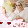 thumbnail image 3 of Christmas Mother's Day Birthday Gifts for Women Mom, Soft Lightweight Warm Cozy Flannel Ladybug Blanket for Sofa Bed Traveling Camping Gifts Idea, dorm blanket,girls blankets,plush blanket full size, 3 of 5