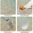 thumbnail image 4 of 60x84inch Summer Beach Tablecloth Ocean Sand Beach Sea Waves Nature Scenic Table Cloth Dust Proof Wrinkle Resistant Table Cover for Dining Kitchen Cafe Outdoor Picnic Events Parties Supplies, 4 of 7