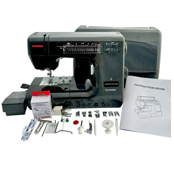 Máquina de Coser Janome HD-5000 Black Edition 18 puntadas