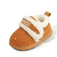 thumbnail image 2 of Kureaily Winter Girls Boots Indoor Slippers Warm Lined Shoes For Babies Toddlers Soft Sole Cozy Home Floor Footwear With Easy On Design For Kids Children 6-12 Months, 2 of 5