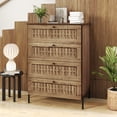 thumbnail image 4 of Gymax Armoire de Rangement de 425 Po de Hauteur avec Mécanisme d'Emboîtement, Pattes en Métal pour Garde-Robe, 4 of 10