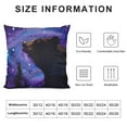 thumbnail image 5 of Throw Pillow Covers " Soft Boys Kids Rustic Decorative Throw Pillowcasesative Outer Space Pillow Cases Cushion Covers D Printed Space Animal Purple Cushion Cases, 5 of 5