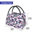 thumbnail image 2 of Balery Plaid Flamingo Bolsa de Aislamiento Portátil – Bolsa de Almuerzo con Forro de Aluminio Mejorado, Funda Impermeable y Fácil de Limpiar para Picnic y Caja de Almuerzo, 2 of 6