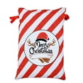 thumbnail image 1 of De Papá Noel De Navidad De Gran Capacidad Bolsa De Regalo De Rayas Verdes De Navidad Bolsa De Lona Plegable Con Cordón 2021 Bolsas Kearding HA041406-01, 1 of 6