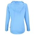 thumbnail image 3 of Women's Cutter & Buck Powder Blue Kansas City Royals  Coastline Epic Comfort Eco Recycled Hoodie Raglan Long Sleeve, 3 of 3