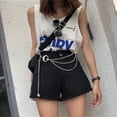 thumbnail image 3 of HLSOHJP Women Adjustable Star Metal Waist Chain Belly Belt Body Chains Jewelry Accessories for Dress Fashion Waist Body Chain Belt (Moon Silver Belt), 3 of 7