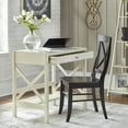thumbnail image 2 of Simple Living   X-Frame Farmhouse Wood Desk Antique White Antique, 2 of 4