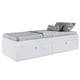 thumbnail image 1 of Base Cama Individual Con Cajones KingsHouse Recamara Blanco, 1 of 7