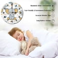 thumbnail image 3 of ZXCXRQFa Cute Elephant Silent Non Ticking Battery Operated Clock Vintage Round Clocks or Garage Basement Restaurant Workshop Wall Art 10inch, 3 of 7