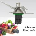 thumbnail image 1 of Cuchilla de Repuesto para Accesorios de Procesador de Alimentos TM5 TM6 Piezas de Cuchillas de Acero Inoxidable, 1 of 5
