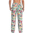 thumbnail image 3 of Daiia Colorful Spots Men's Sleep Pant with Pockets and Drawstring,Pajama Pants-XX-Large, 3 of 9