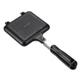 thumbnail image 1 of Double Sided Frying Pan, Double Sided Tortilla Sandwich Pan with Handles Non-Stick Breakfast Grilling Pan, 1 of 5