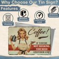 thumbnail image 3 of Funny Coffee Metal Tin Sign If You Are Not Shaking You Need Another Cup Retro Wall Art Decor for Home Office Cafe Bar Kitchen 8 x 12 Inch, 3 of 6