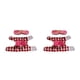 thumbnail image 1 of Greeniant Arnés de hámster lindo y juguetón de poliéster para mascota adorable - Arnés de correa cómodo y seguro Arnés de conejo Rosa a Tela escocesa rosa m,1 2piezas, 1 of 6