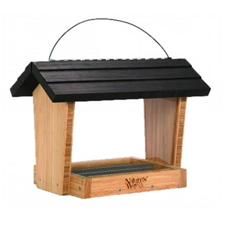 Natures Way Bird Hopper Feeder 6 Quart Bamboo Bwf18 Walmart Canada