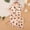 Rose Gold, variant on SERTG Girls Cute Bow Print Short Sleeve Homewear Set Lightweight Soft Comfortable Lapel Spring Summer Two-Piece Outfit for Kids(Rose Gold,8 Years)